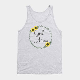 Girl Mom Sunflower Tank Top